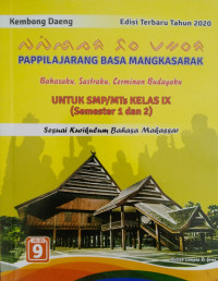 Pappilajarang Basa Mangkasara SMP Kelas IX